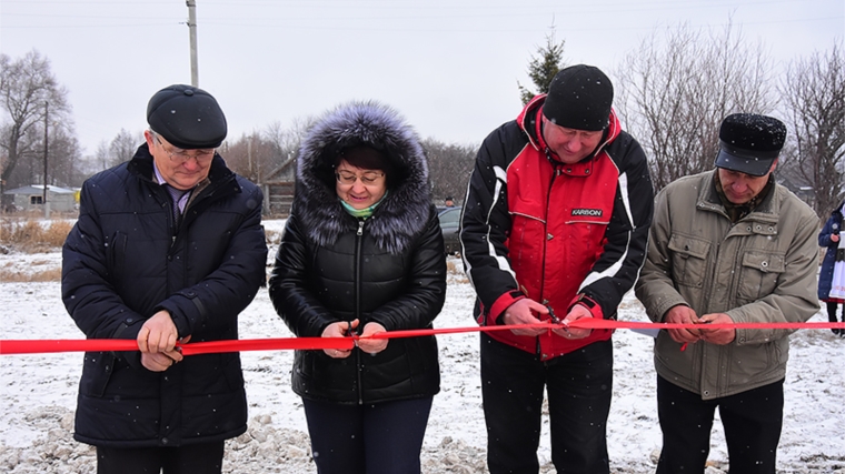 В рамках Единого информационного дня состоялось открытие водовода в д. Малый Кукшум Ибресинского района